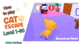 Cat Escape save the cat Level 1-30 #trending #viral #gaming #catescape @arhamgamingsvlogs