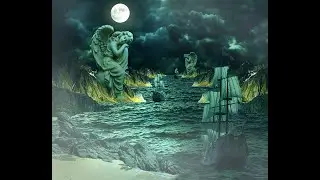 Matte Painting - Voyage to mysterious Land in Photoshop