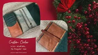 【🎥Work Vlog】New‼️Custom Order A6 Size, 2022 JOURNAL COVER