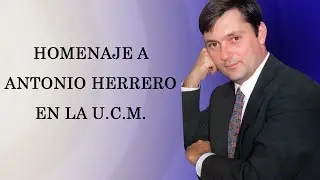 Homenaje al periodista Antonio Herrero Lima en la UCM