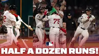 Six early runs in Boston power the Red Sox postseason momentum in the AL East ‼️‼️