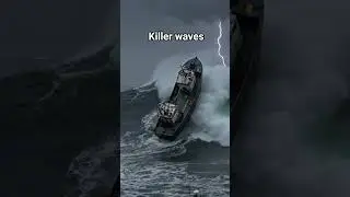 the dangerous Atlantic ocean with it's killer waves