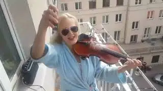 Гей соколи    на скрипці