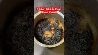 How to Clean Burnt Milk Vessel at Home #kitchenhacks #shorts #viral #milk #cleaninghacks #fyp