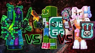Pixel Gun 3D - Cthulhu Legacy VS Sharp Flame VS Bunny Smasher