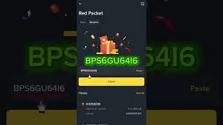 Binance Red Packet Code Today |  Binance New Crypto Box Code #binance  #giveaway #shorts