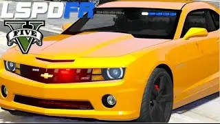 GTA V - LSPDFR # 79: CAMARO da POLÍCIA