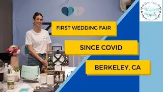 Engaged couples enjoying our Berkeley Wedding Fair - first wedding expo (Bridal Fair) since COVID