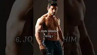 Top 10 Bollywood actor their real weight 😱🤯||#shortvideo #youtubeshorts #bollywoodactor