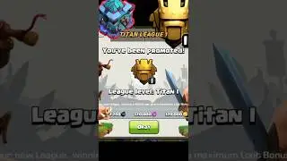 Titan league 1 joined as a Town Hall 13 #clashofclans #coc
