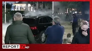 Militantët përplasje me efektivët te Kuvendi! Hidhet gaz lotsjellës, disa policë të lënduar