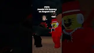 Pov: Jandel vs Sammy on August 23rd #roblox #shorts