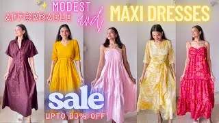 Starting Rs. 390/- AMAZON Sale Haul 💫70-80% Off✨MAXI DRESSES #amazon #greatindianfestivalsale #dress