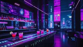 🔵 Cyberpunk Neon Nightclub Ambience | High-Energy Futuristic Dance Music & Flashing Neon Lights 🔥