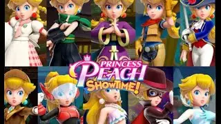 Princess Peach Showtime // All Transformations 🎀