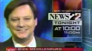4 13 2002 WSBT News 22 at 10 00 Weather Promos