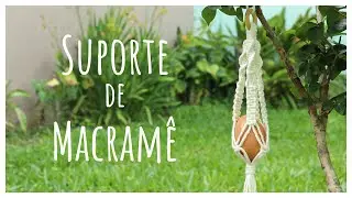 Suporte de Macram&ecirc; para P&aacute;scoa 🐰 Para Decorar e Presentear com Carinho! 🎁