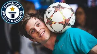 John Farnworth - Most football/soccer touches with the heel in 1 min