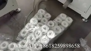 Guinea Automatic Single Roll Toilet Paper Bundle Packaging Machine #toiletpapermachine