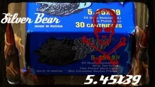 Silver Bear 5.45x39 60gr Bimetal FMJ & AK-74 Ballistics Gel Test (HD)