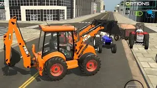 JCB 3DX TRACTOR SOIL LOADING 🏗️ JCB VIDEO | TRACTOR DRIVING VIDEO #challenge  #tractor #jcb #video 
