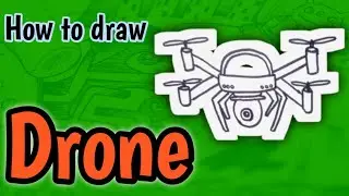 How to draw a Drone | Easy Step by Step Drawings
