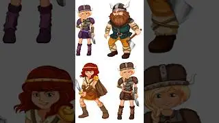 Cartoon Character - Viking War | #viking #cartoon #aftereffects