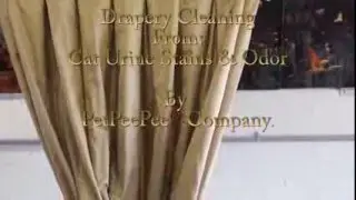Drapery Curtain Cleaning Service | By PetPeePee company
