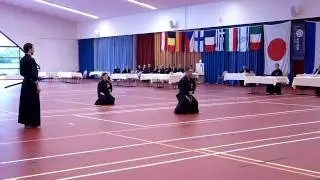 Iaido EM 2009 - Team competition fintal: Italy vs Belgium