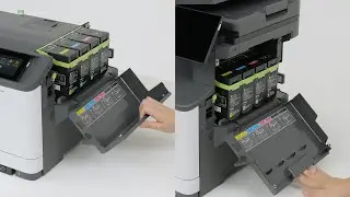 C2335/CS531/CS632/CS639/CX532/CX635/XC2335&mdash;Replacing a toner cartridge