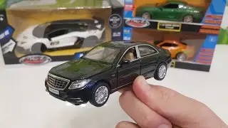MSZ diecast Mercedes-Benz S 600 black scale model 1/32 1:32 hobby collection review