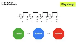 Single Drag Tap | Learn the 40 Essential Drum Rudiments