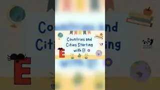 Countries and Cities Starting with E | Fun Geography #shorts