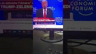 Emmanuel Macron humili&eacute; par Donald Trump a Davos.