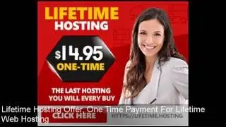 Lifetime Hosting Offer &ndash; One Time Payment For Lifetime Web Hosting