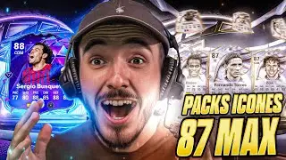 J&rsquo;OUVRE DES PACKS IC&Ocirc;NES 87 MAX + JE TESTE BUSQUETS 88 😲💥 - FC 26 Ultimate Team