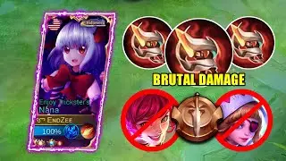 NANA FULL MAGIC POWER + PENETRATION BUILD | PERFECT ONE SHOT DELETE | MOBILE LEGENDS