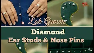 Best Lab Grown Dimond Ear Studs And Nose Pins | Lab Grown Dimond | Teluguone Fashion |Latest Fashion