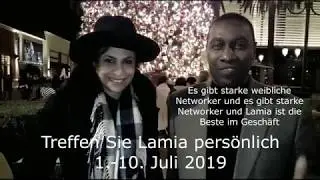 Globallee Deutsch: Treffe Lamia Bettaieb pers&ouml;nlich 1. bis 10. Juli 2019