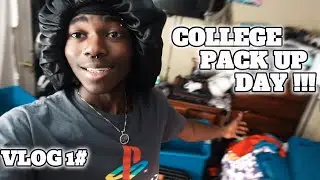PACKING FOR COLLEGE VLOG 2025 | Dorm Essentials, Last-Minute Chaos & Moving Day Prep! 📦