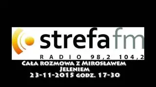 Fragment rozmowy z Mirosławem Jeleniem. Radio Strefa FM