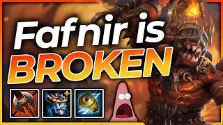 INSANE FAFNIR BUILD WITH AXE OF ANIMOSITY?! - SMITE GM Solo