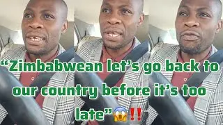 Watch this Zimbabwean sending a Msg to Other Zimbabweans😳
