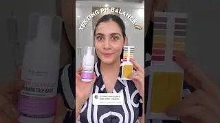 Testing PH BALANCE🌈✨ #ashortaday #phbalance #cleanser #yt #ytshorts