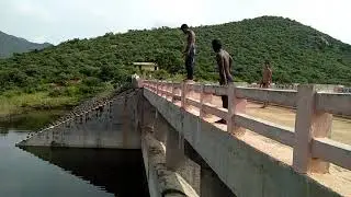 Swimming in dam