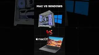 Mac vs Windows #пк #apple #games #сборкапк #intel #amd #nvidia #приколы #мем #mac #windows