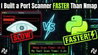 I Built a Port Scanner Faster Than Nmap (Python Socket)