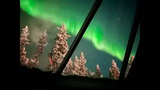 NEW UPLOAD - Aurora Borealis at Northern Lights Village Saariselka in Late November 2025.