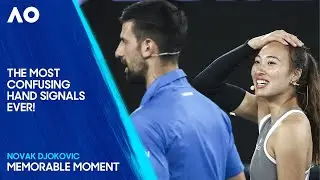 Novak Djokovic has the Worst Doubles Hand Signals Ever! | Australian Open 2025