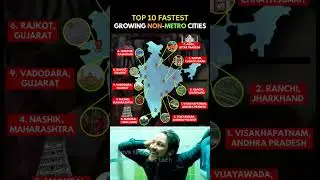 Top 10 Fastest Growing Non-Metro Cities in India 🚀🇮🇳 | 2025
